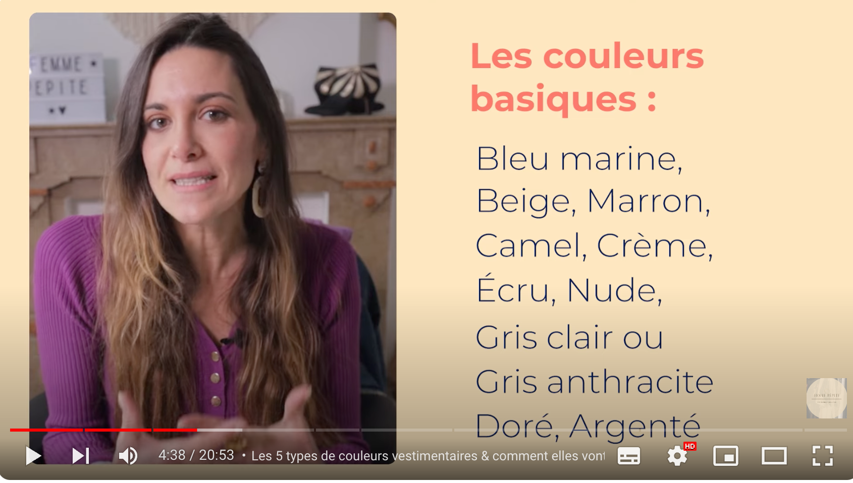 Comment associer les couleurs de ses vêtements VIDEO Femme Pépite